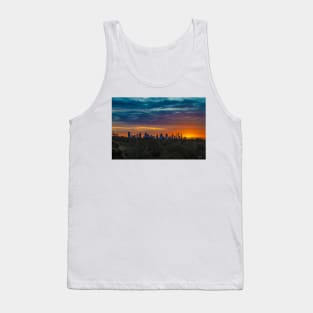 Melbourne sunset from Yarra Boulevard Tank Top